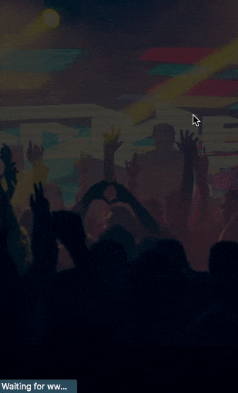 Screen recording of autoplay video plugin on Carrd